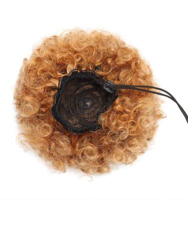 SEGO Afro Hair Puff Extensions - Curled Ponytail | Heavy Brown Mix & Honeyblond | 65g Kinky Curly Hair - Buy Online on GoSupps.com