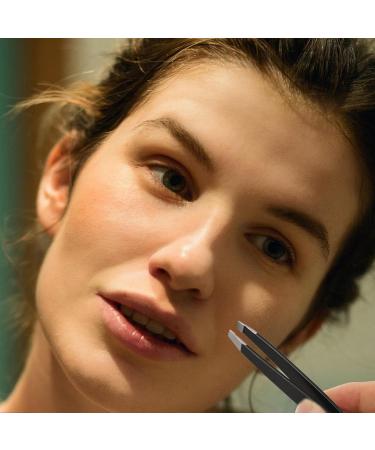 Didiseaon Double-Ended Eyebrow Tweezers Stainless Steel Eyebrow Tweezer Eyebrow Trimming Tweezer Professional Tweezer Eyebrow Grooming Tool Eyebrow Repairing Tweezer False Eyelash Pick Tool - Buy Online on GoSupps.com