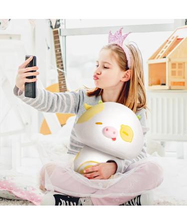 Mewaii 14'' Lemon Cow Mushroom Pillow Plush Toy - Soft & Cuddly Stuffed Animal for Kids - Buy Online on GoSupps.com