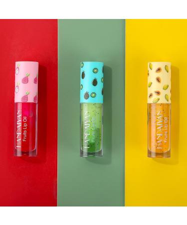 Hydrating Lip Glow Oil | Moisturizing Lip Balm with Fruit Extract | Reduces Fine Lines & Dryness | Non-Sticky Avocado Lip Care | Long Lasting Nourishing Repair - Buy Online on GoSupps.com