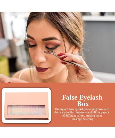 Buy Minkissy 3pcs Eyelash Storage Box - Empty Rose Gold Portable Organizer for False Lashes - Stylish & Functional Case for Women & Girls - Buy Online on GoSupps.com
