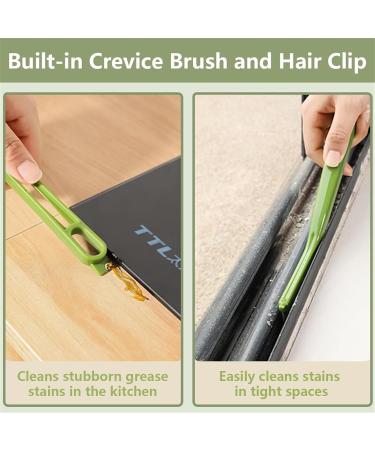 4 in 1 Crevice Cleaning Brush Hard Bristle Crevice Cleaning Brush Multifunctional Gap Cleaning Scrub Brush for Household Kitchen Bathroom 2pcs Green - Buy Online on GoSupps.com