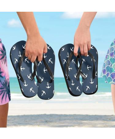 Buy Mnsruu Maritime Ocean Anchor Flip Flop Sandals - XL/XXL for Men & Women | Perfect for Spa Travel & Home Use | Multicolored Comfort Slippers - Buy Online on GoSupps.com
