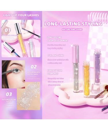 Glitter Party Mascara Long Lasting Waterproof Thickening Makeup Show Your Beauty and Charm for Women Mascara for Women - Buy Online on GoSupps.com