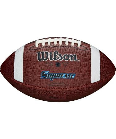 Wilson NCAA Supreme Junior Football Set with Pump & Tee - Official Size for Youth Players - Buy Online on GoSupps.com