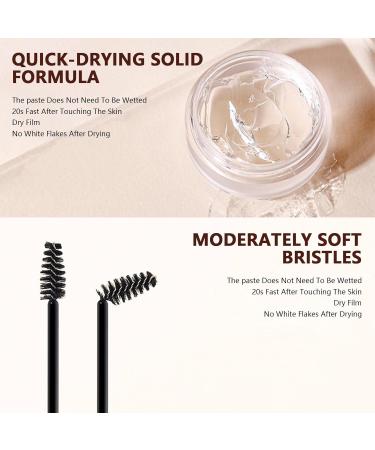 3 Eyebrow wax Transparent Long Lasting Natural Eyebrow Wax Waterproof Eyebrow Makeup Balm Pomade Cosmetics Freeze Pomade for Eyebrow Lamination Fanelod 3 Pcs Transparent - Buy Online on GoSupps.com