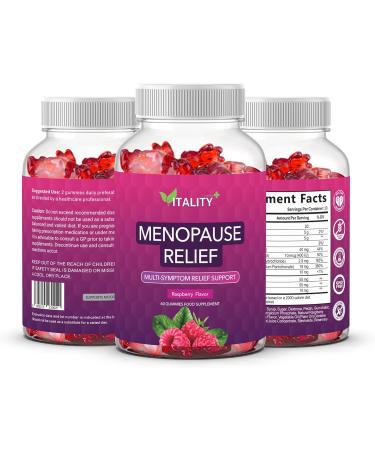 Menopause Relief with Evening Primrose Oil Gummies Supplement Pack of 60 - Supports Hormone Balance & Hot Flash Relief with Starflower Oil & Vitamin C D3 B6 - Bone Health & Immune Support - Buy Online on GoSupps.com