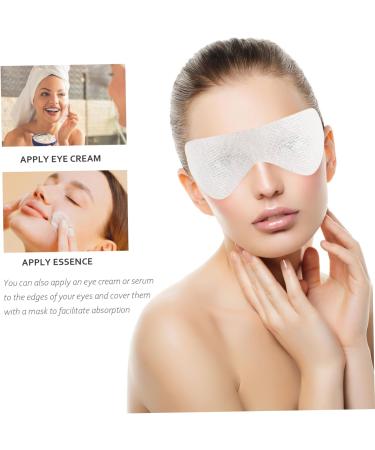 POPETPOP 30 Sheets Eye Mask Nail Stamp Plates Eye Treatment Products Eye Care Warm Compress for Eyes Warm Eye Compress Diffuser Eye Patches White Light and Thin Non-woven Fabric Paper Film - Buy Online on GoSupps.com