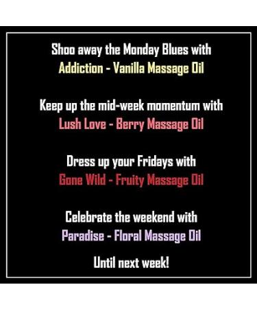 Organic Edible Massage Oil Set for Date Night - Travel Size Pack of 4  Honeymoon Essentials - Non-Sticky Fractionated Coconut Oil - 4.05 Fl Oz - Buy Online on GoSupps.com