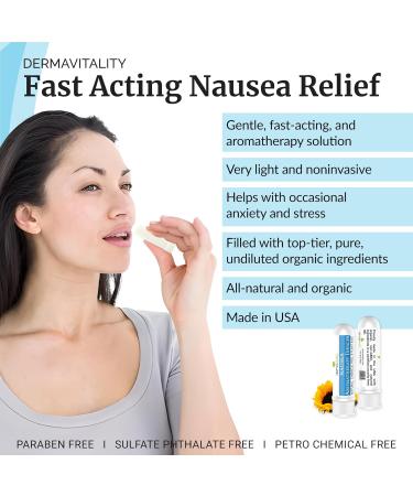 Buy UltimateVitality Nausea Inhaler | Natural Organic Essential Oils for Morning Sickness & Motion Sickness - 1 Pack - Buy Online on GoSupps.com