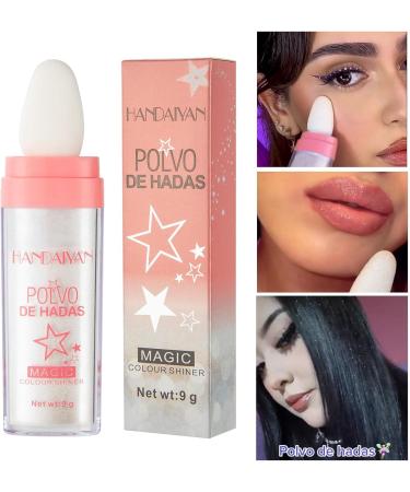 Firulab Highlighter Powder Stick Hadas Glitter Patting Powder Body Brightening Makeup Mat Powder Natural Highlighter for Lip Face Body - Buy Online on GoSupps.com