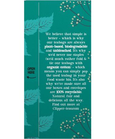 Clipper Organic After Dinner Mint & Fennel Tea Bags | 20 Infusion Peppermint & Fennel Sachets | Caffeine Free Teabags | Eco-Conscious Herbal Tea Bags | Natural Unbleached Plant-Based & Biodegradable Pack of 3 - Buy Online on GoSupps.com