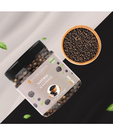 Spices Origin Whole Black Pepper | Thellissery Sabut Kali Mirch| Peppercorn | 250g | Finest Hand Picked Quality_Packing May Vary - Buy Online on GoSupps.com