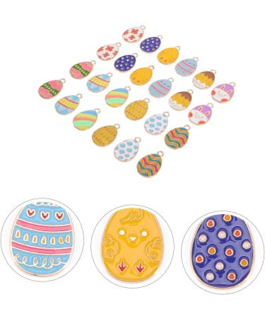Zerodeko 48 Pcs DIY Accessories Bulk Jewelry Earring Charms for Jewelry Making Colorful Necklace Charm Necklace DIY Jewelry Easter Egg Charms DIY Key Bracelet Zinc Alloy Filler Assorted Colorx3pcs 2.2x1.4cmx3pcs - Buy Online on GoSupps.com