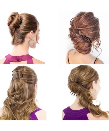 8 Piece French Style U Shape Hair Combs & Sticks Set for Vintage Hairstyles - Buy Online on GoSupps.com