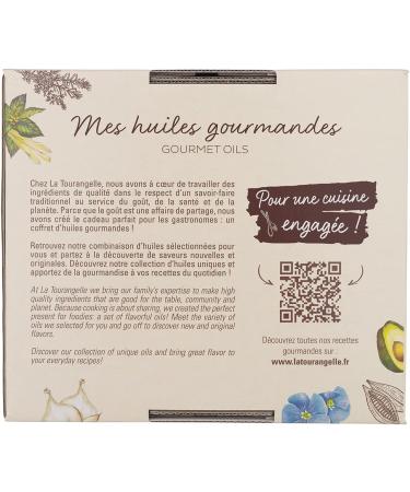 La Tourangelle - Set of 3 dried fruit oils - Walnut oils hazelnut sesame - Toasted flavor - Gift idea - Premium oils - 3x25 - Buy Online on GoSupps.com