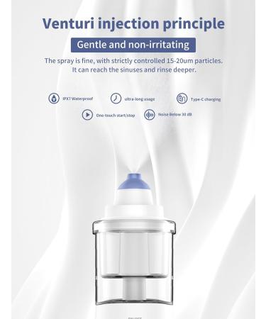 WINCARE Nasal Care for Sinus Relief Nose Cleaner Sinus Rinse Kit with10 Salt Packs Portable Nasal Irrigation System for Children and Adults Powered Sinus Cleaner Alternatives to Neti Pot(Blue - Buy Online on GoSupps.com