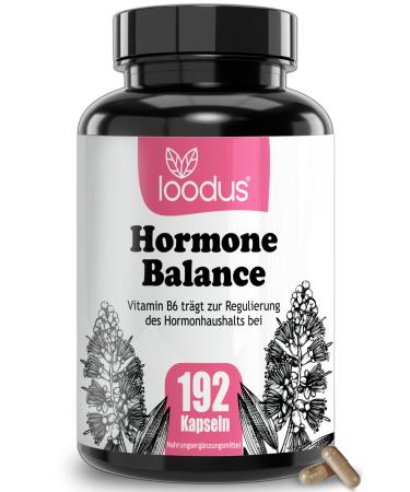 192 PMS capsules - 13 coordinated ingredients - PMS complex with myo -inositol opc goose finger herb Acetyl -l -carnitine women's mantle monk pepper highly dose & b6 for hormones balance - Loodus