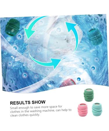 Healeved 9 Pcs Washing Machine Laundry Ball Washer Ball Detergent Non Entangling Washer Reusable Washing Machine Detergent Pet Dryer Clothes Washing Ball Sponge Ball Tpe - Buy Online on GoSupps.com