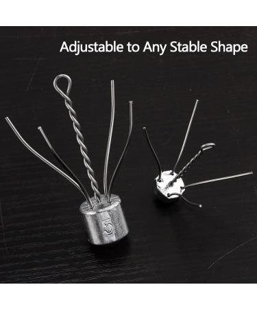 Dr.Fish 5 Pack Spider Surf Fishing Sputnik Sinker Set - 1oz to 8oz Saltwater Beach Casting Sinkers for Sea Fishing - Bottom Holder, 3oz-5 Pack - Buy Online on GoSupps.com