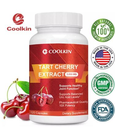Tart Cherry Extract - Cleansing Uric Acid Gout Joint Pain Arthritis Supplements - Buy Online on GoSupps.com