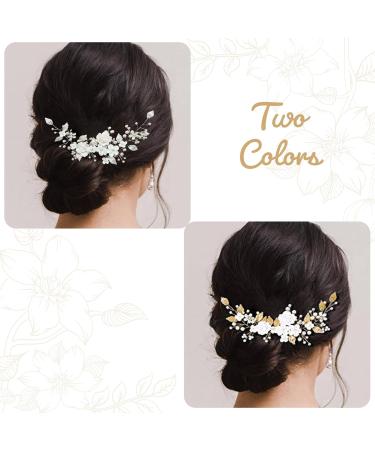 Koorium wedding hair accessories for women wedding tiaras for bride silver hair clips Crystal Headpieces Flower Headband Bridal Hair Pieces Pearl Hair Accessories Hair Styling Accessories - Buy Online on GoSupps.com