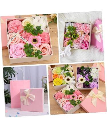 HOMSFOU 3 Boxes Carnation Soap Flower Valentine s Day Gifts Rose Flower Scented Bath Soap Floral Scented Soap Carnation Scented Soap Wedding Party Flower Rose Soap Gift Box Paper Gift Pack - Buy Online on GoSupps.com