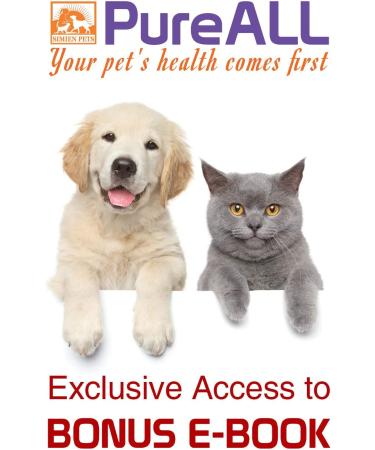 SIMIEN PureAll All-in-One Dog & Cat Probiotics | Hip Joint Pain Relief Formula with Vitamins, Enzymes, Antioxidants, Minerals, Glucosamine, MSM, Chondroitin | 100 Servings | Trusted 37+ Years - Buy Online on GoSupps.com