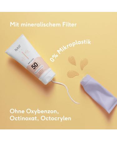 Na f Na f Mineral Sunscreen Spray - for babies and children - SPF 50 - UVA and UVB protection - water resistant - dermatologically tested - microplastic free - 100 ml - Buy Online on GoSupps.com