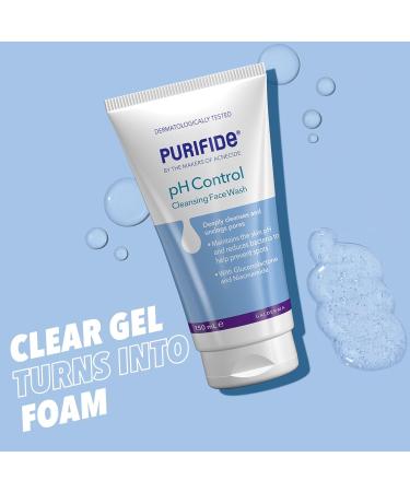 Purifide by Acnecide pH Control Face Wash for Acne and Spot Prone Skin Cleanser for Women and Men 150ml - Buy Online on GoSupps.com