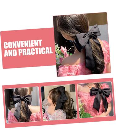 Ipetboom Bow Hairpin Hair Bows for Teens Hair Ribbon Hair Bows for Women Big Hair Bows Ribbon Hair Clip Ponytail Clip Barrettes for Women Hair Pin Tiara Women's Issue Card Alloy 3 Christmas - Buy Online on GoSupps.com