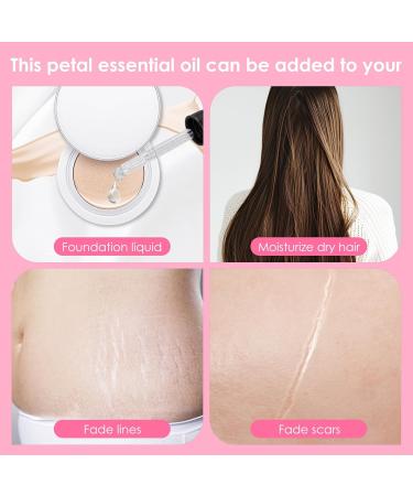 AUSLKA Facial Rose Oil Moisturizing without Greasiness Natural Rose Essential Oil with Petal Fragrance for Face Body Hand Contains Vitamin E Anti Ageing & Anti Wrinkle for Skin Care 1 FL.OZ (30ml) - Buy Online on GoSupps.com