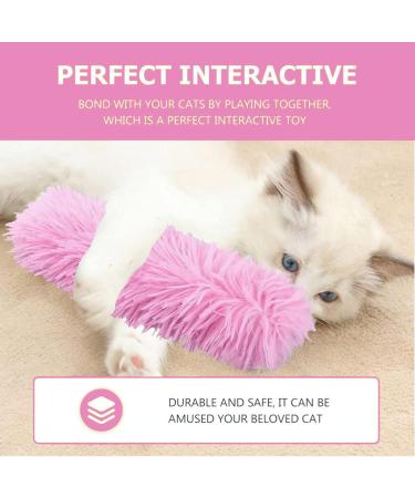 HAWAKA Cat Kicker Toys 11" Long Soft Plush Cat Toys Interactive Toy Cat Pillows Toys with Sound Paper Catnip Toys for Kitty Chewing Training Interactive (Color-B) - Buy Online on GoSupps.com
