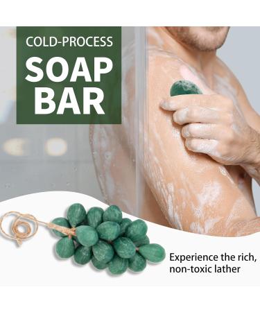 Shop Handmade Green Bar Soap | Natural Vegan Face & Body Wash for Men & Women - Buy Online on GoSupps.com