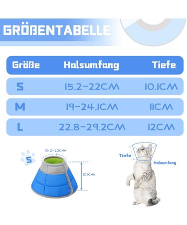 Supet Halskrause Cat Adjustable Collar - Post-Surgery Recovery Cone for Cats & Small Dogs - Buy Online on GoSupps.com