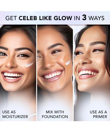 FA..CES/CANADA Strobe Cream - Silver 30ml | Primer + Highlighter + Moisturizer | Shea Butter & Hyaluronic Acid | Intense Hydration | Flawless Radiant Dewy Skin | Illuminating & Glowing Makeup Base - Buy Online on GoSupps.com
