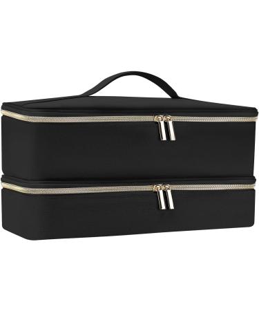 SOULAGRY Hair Dryer Organizer Box | Double-Layer Layer Organizer Bag | Stylish Portable Water Resistant Storage Box Large Capacity Case for Hairdryer Styler Accessories - Buy Online on GoSupps.com