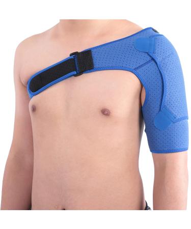 Buy Light Breathable Neoprene Shoulder Support | Rotator Cuff Guard for Men & Women | Fits Right or Left Large Size 39-55 In | Fast International Shipping - Buy Online on GoSupps.com