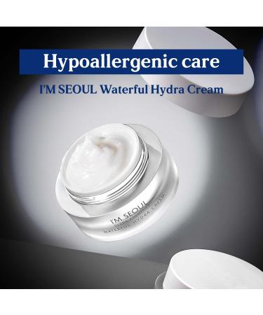 I'M SEOUL Moisturizer Face Cream Waterful Hydra Deep Moisture with Niacinamide, Adenosine and Soothing Allantoin Derma Korean Skincare 1.76 oz - Buy Online on GoSupps.com