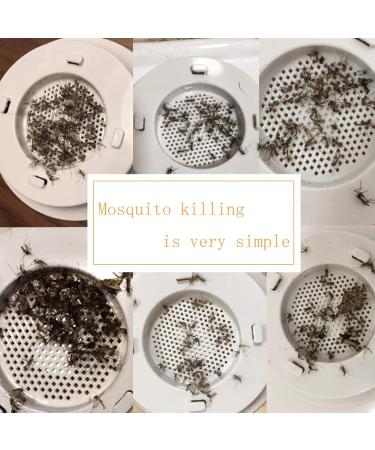Household Mosquito Zapper Electronic Bug Zapper Trap Mosquito Tornado Trap Non-Toxic Bedroom for Babies and Pregnant Women USB Power White - Buy Online on GoSupps.com