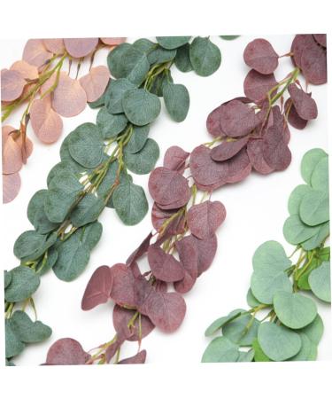 Zerodeko 1pc Garland Decor Artificial Plants Faux Eucalyptus Autumn Leaves Artificial Eucalyptus Spring Wreath for Front Door Artifical Green Leaves Wreath Green Leaf Wreath Arch Green 54x54cm - Buy Online on GoSupps.com