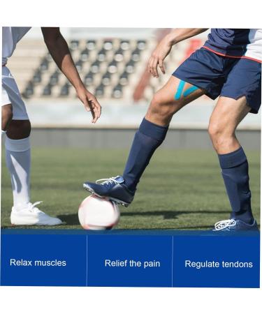 Buy 5cm x 5m Sports Tape | Muscle Support for Knee Ankle Shoulder | Blue | Ideal for Plantar Fasciitis - Buy Online on GoSupps.com