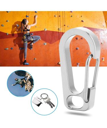 Titanium Alloy Carabiner Keychain - EDC Mountaineering Buckle for Climbing & Outdoor Safety | International Shipping Available - Buy Online on GoSupps.com