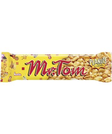 German Mr. Tom Seriously Nutty Peanut Bars 36x40g - Premium Snack for Nut Lovers - Buy Online on GoSupps.com
