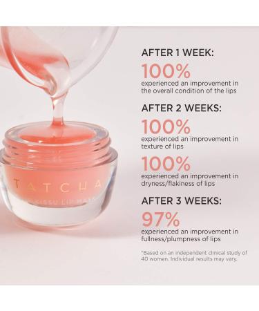 Tatcha Kissu Lip Mask - Plump Fine Lines & Wrinkles | 9g | Hydrating Lip Treatment - Buy Online on GoSupps.com