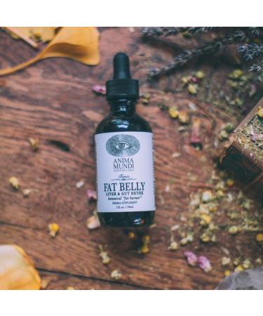 Anima Mundi Fat Belly Tonic - Liver Detox Support with Garcinia, Green Coffee & Turmeric - 2oz Liquid Herbal Tincture - Buy Online on GoSupps.com
