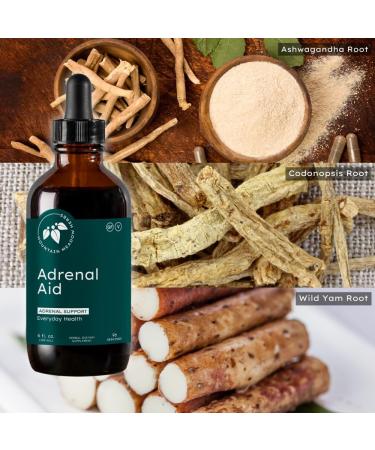Mountain Meadow Adrenal Aid - 4oz - Adrenal System Support - Contains Ashwagandha Root and More for Fatigue (Original Formula) - Buy Online on GoSupps.com