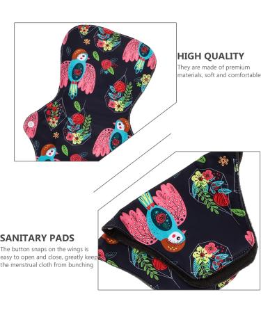 EXCEART Charcoal Dinner Napkins & Washable Menstrual Pads for Men Eco-Friendly & Sanitary Options in Pink - Buy Online on GoSupps.com