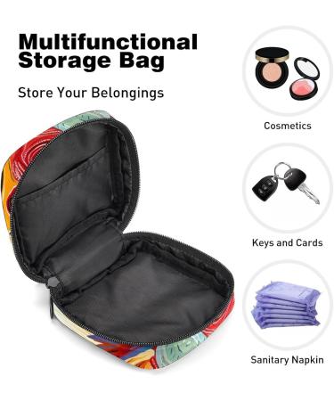 Buy Period Bag - Sanitary Napkin Storage & Tampon Holder for Purse | Classic Design | 4.7x6.6x6.6 in | International Shipping Available - Buy Online on GoSupps.com