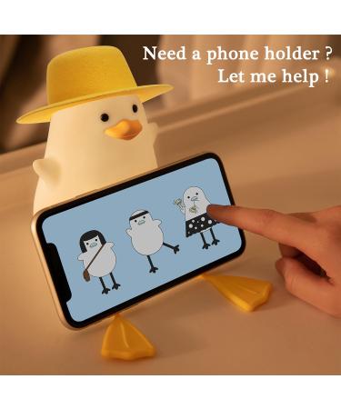 Duck Night Light - Rechargeable & Dimmable Lamp for Kids, Nursery and Bedroom - Touch Control, Portable Design - Ideal Gift for Girls and Boys - Buy Online on GoSupps.com